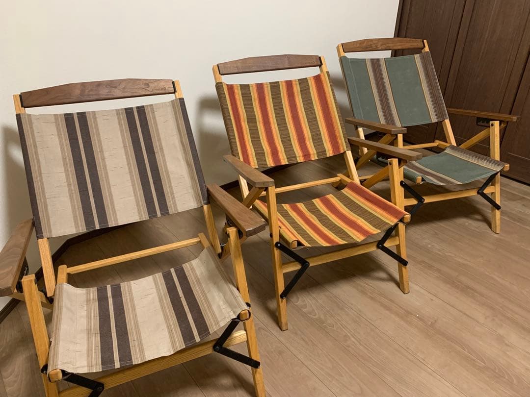 アウトサイドイン　Outside in カチャカチャチェア ３脚