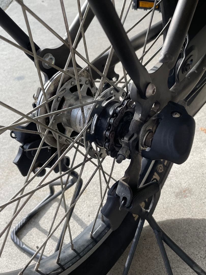 【たのメル便費用込、充電器込】ヤマハ　電動アシストファットバイクPAS KISS