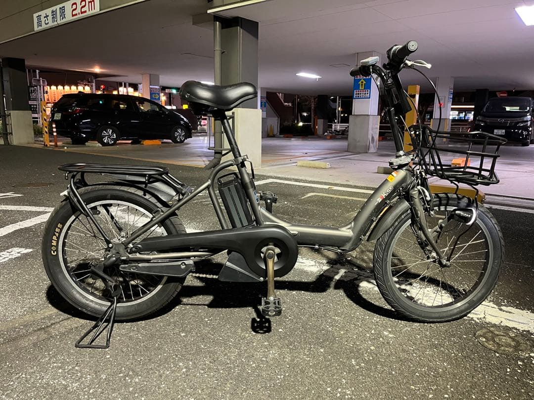 【たのメル便費用込、充電器込】ヤマハ　電動アシストファットバイクPAS KISS