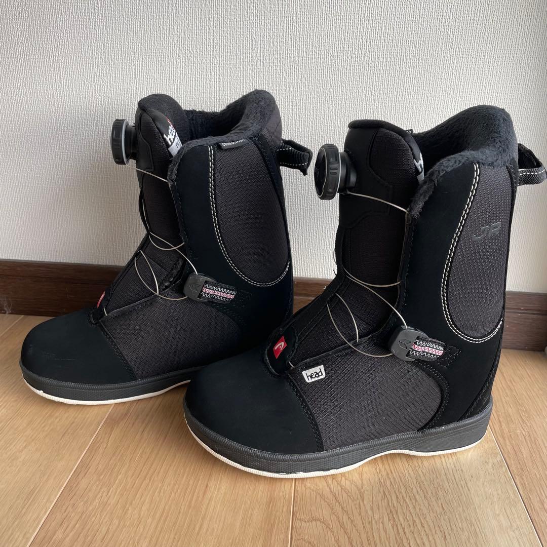 head 子ども用スノーボードブーツ ブラック　BOA 20.5-21.5