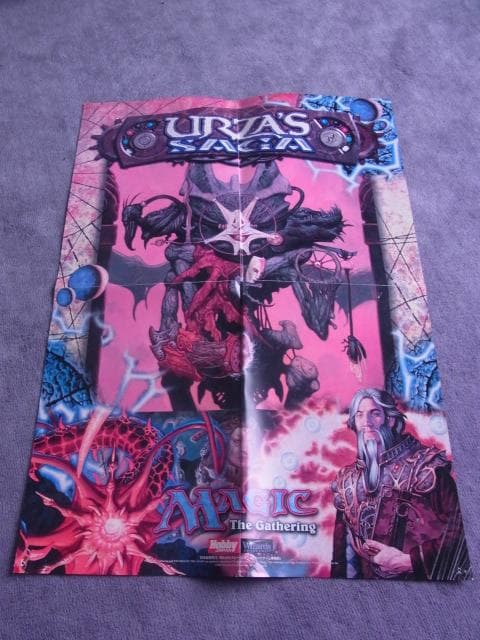 非売品　ポスター　マジック・ザ・ギャザリング　ウルザズ・サーガ　MTG　当時物