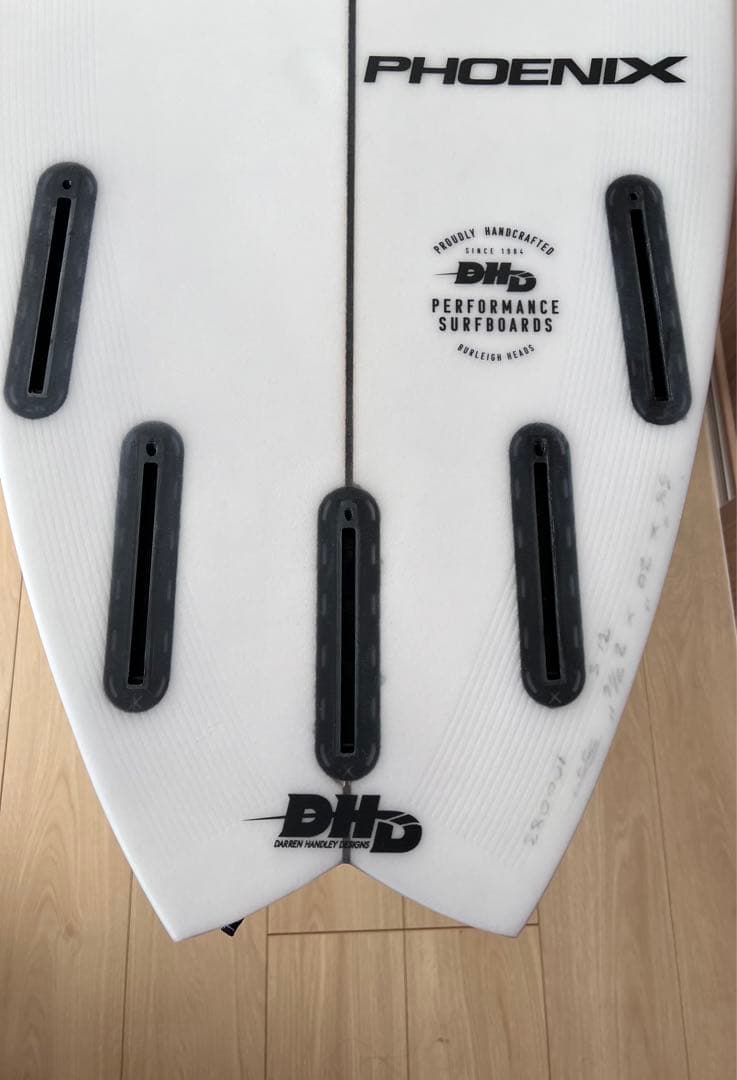 DHD フェニックス スワロー 5'8\" 31.5Lサーフボード　新古品