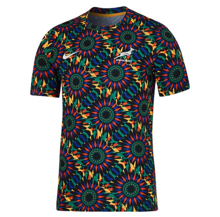 【海外XLサイズ】南アフリカ代表 スプリングボクス 2025 プレマッチシャツ