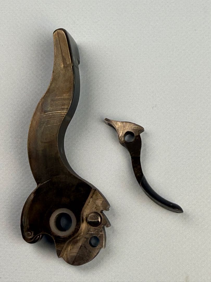 タナか製SAAガスガン用ステールワイドツーハンドハンマー&ワイドトリガーセット