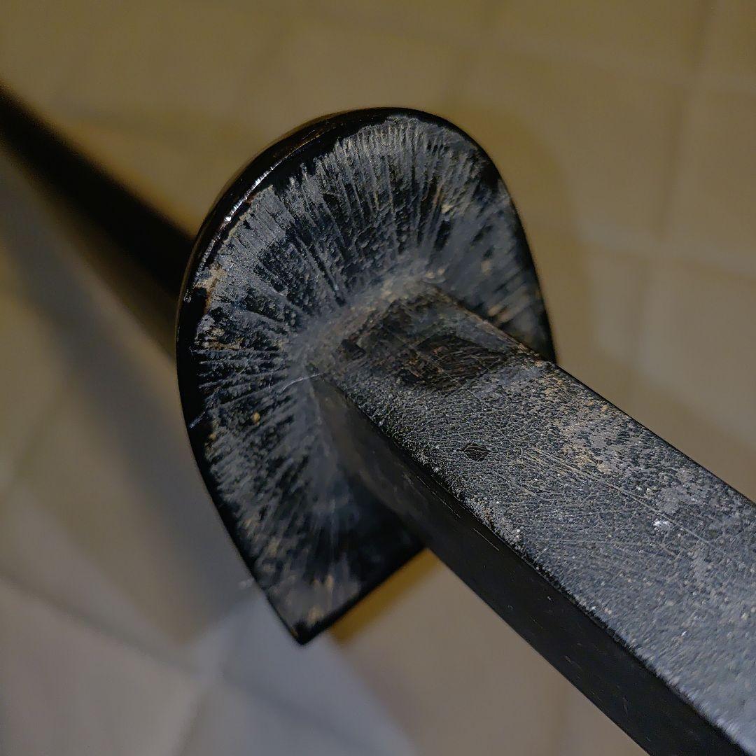 沖縄三線　黒木　棹単体　真壁型　463g　古き貴重な黒木