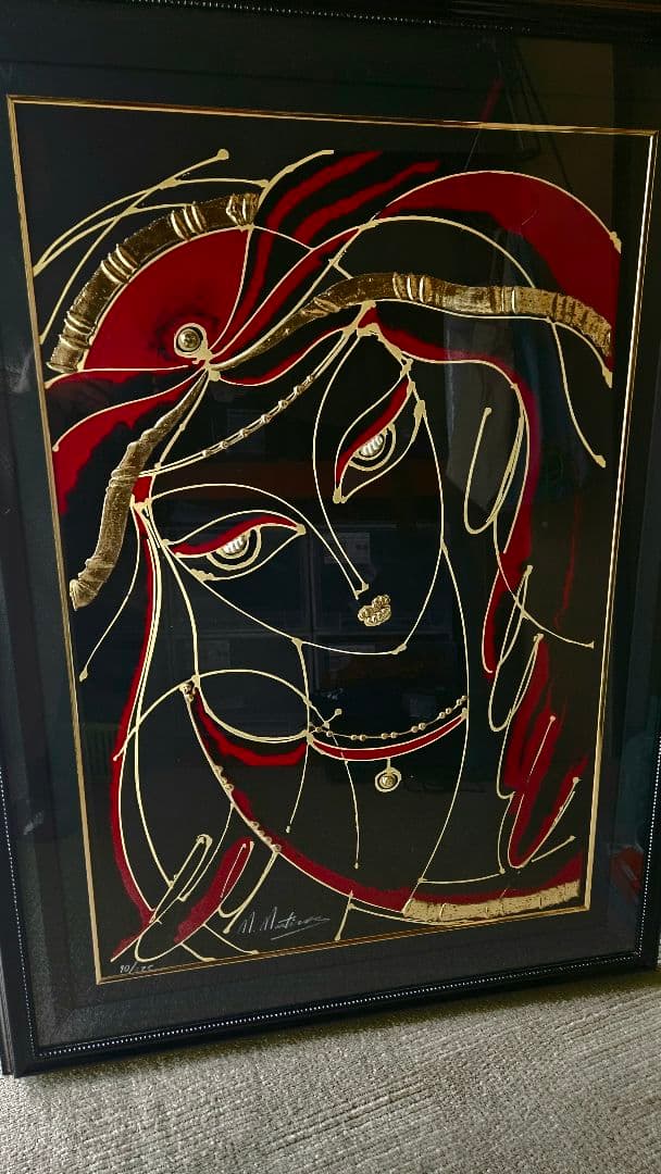 【美品】茶太郎さん専用。マーティロ・マヌキアン作品　絵画　限定275部　第９0号