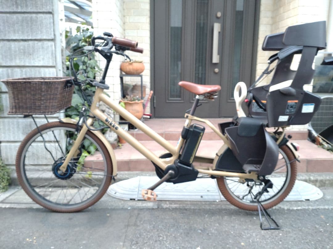 配送可★直接引渡可カスタム【bikkeビッケグリ】電動アシスト自転車３人乗子供乗