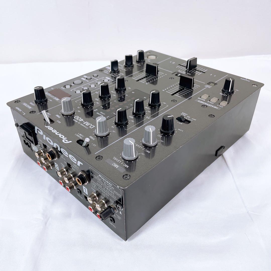 【美品】 Pioneer DJM-400 2chミキサー エフェクト搭載