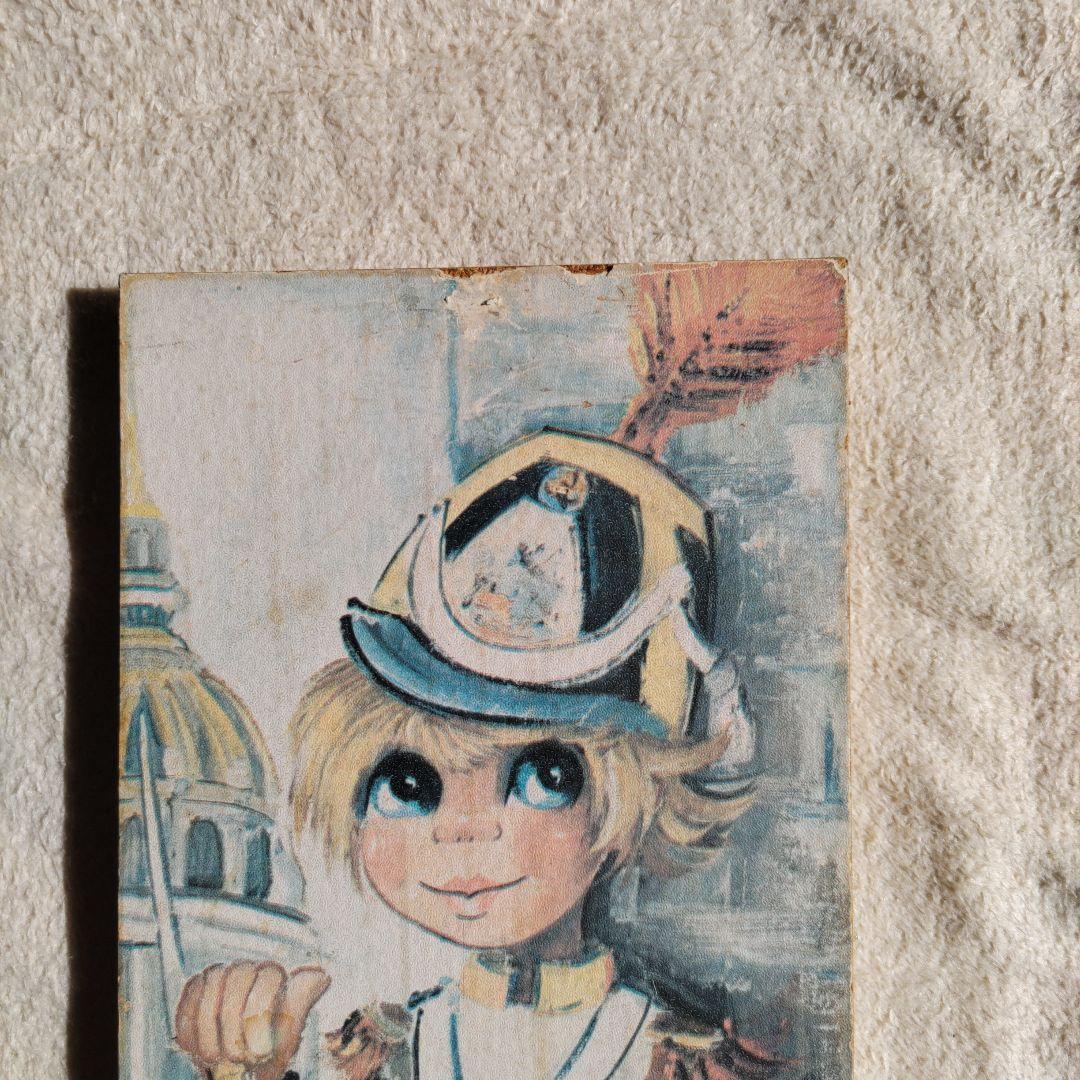 ミシェルトーマス（Lisa ）子供の兵士 合板プリント壁掛け