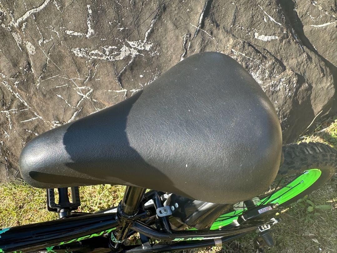 子供用　自転車16インチ　緑　黒　トイザらス