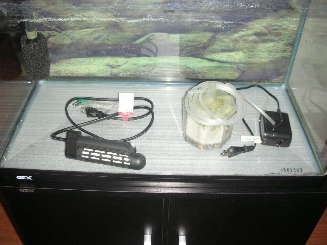 GEX ６０㎝　水槽台付　セット一式