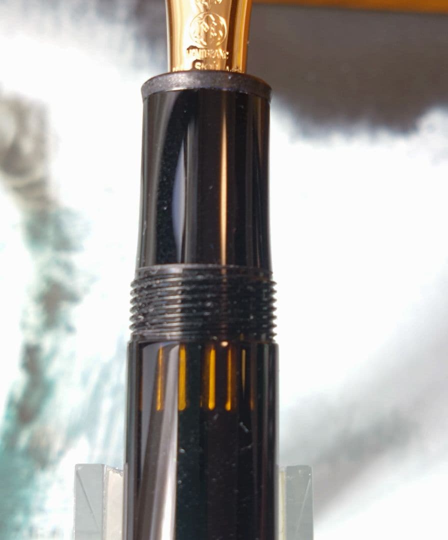 モンブラン万年筆　 ヨハンシュトラウス　F　シャンパンゴールド