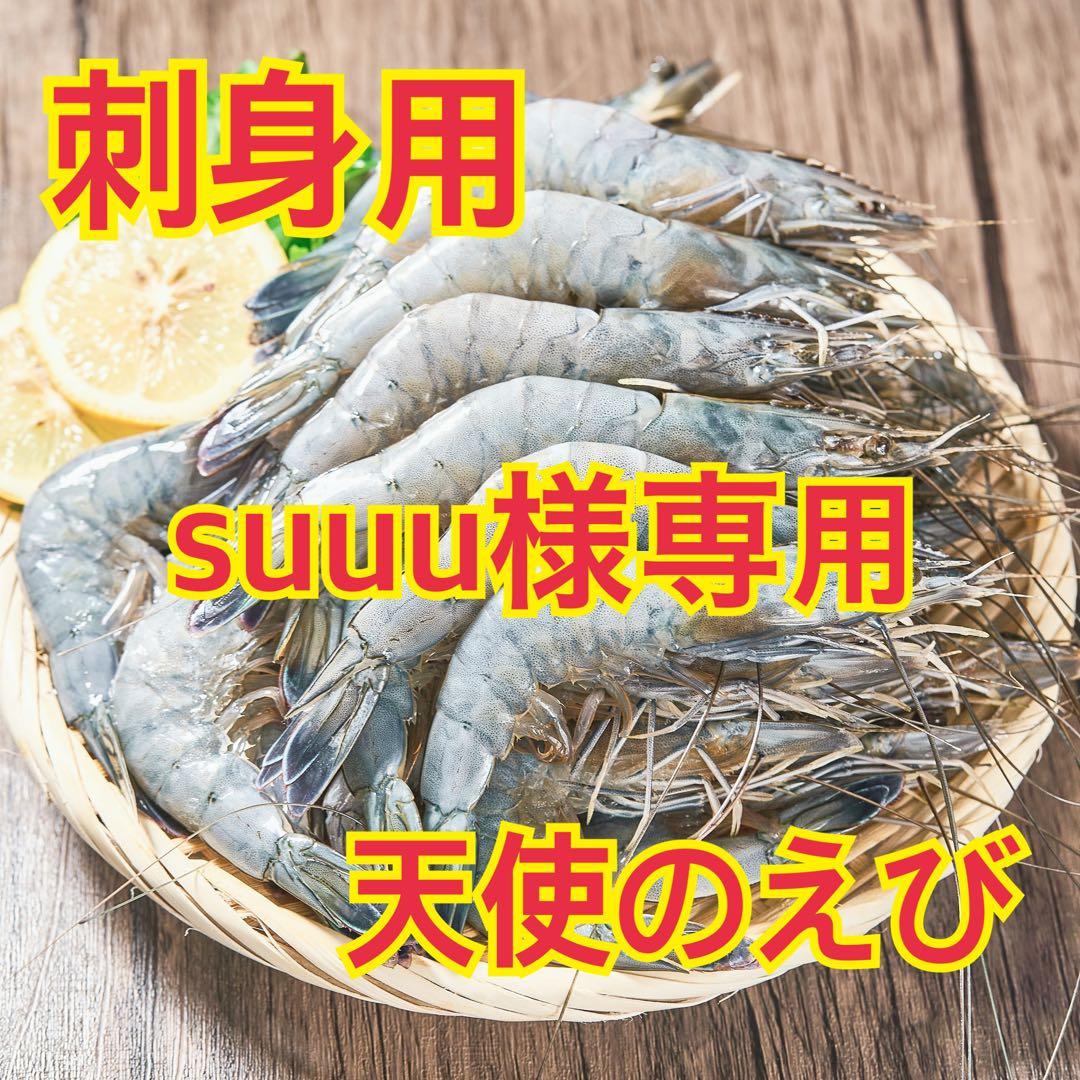 suuu【刺身用】天使のえび 1kg 30〜40尾×2箱