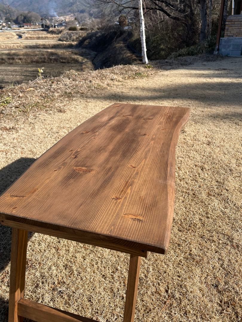 アウトドアテーブル(大) ハンドメイド　アンティーク　オシャレ　ファミキャン