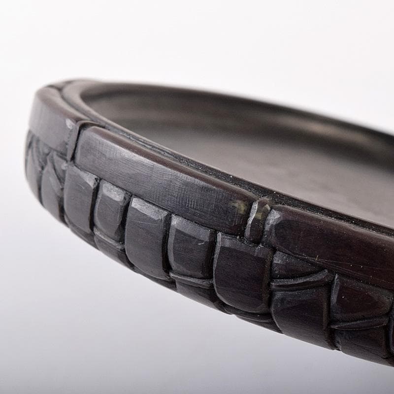 中国　書道具　端渓硯　時代箱付　M　R8260