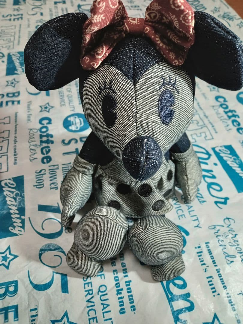 【初売り】デニム ミッキー ミニー ドナルド ぬいぐるみ 3体セット