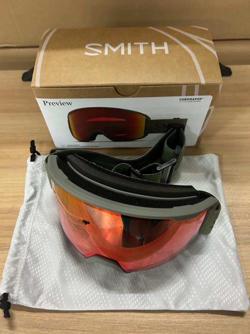 SMITH Preview Black Fatigue Green Newモデル