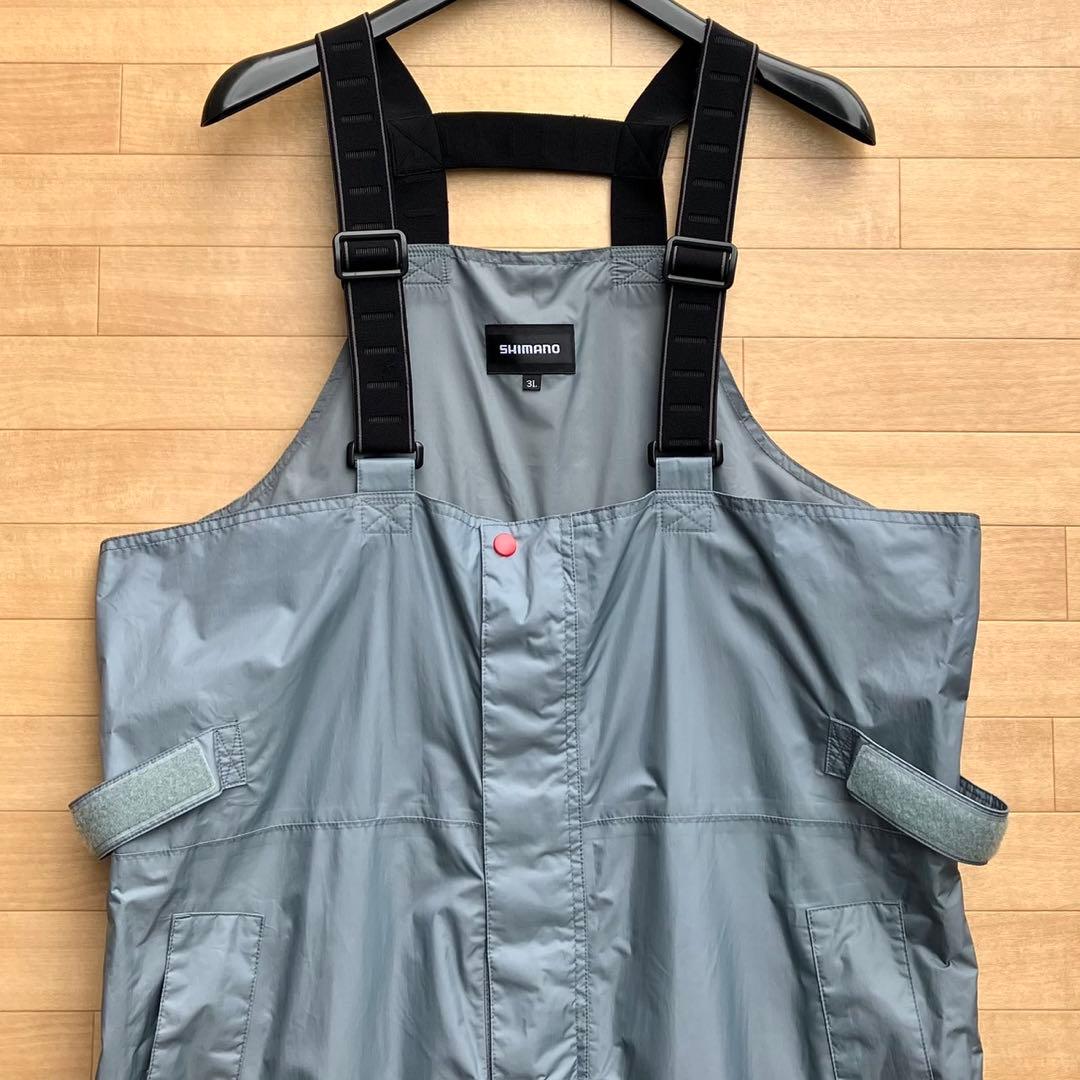 3L シマノ ドライシールド-XT マリンサロペット フィッシングパンツ