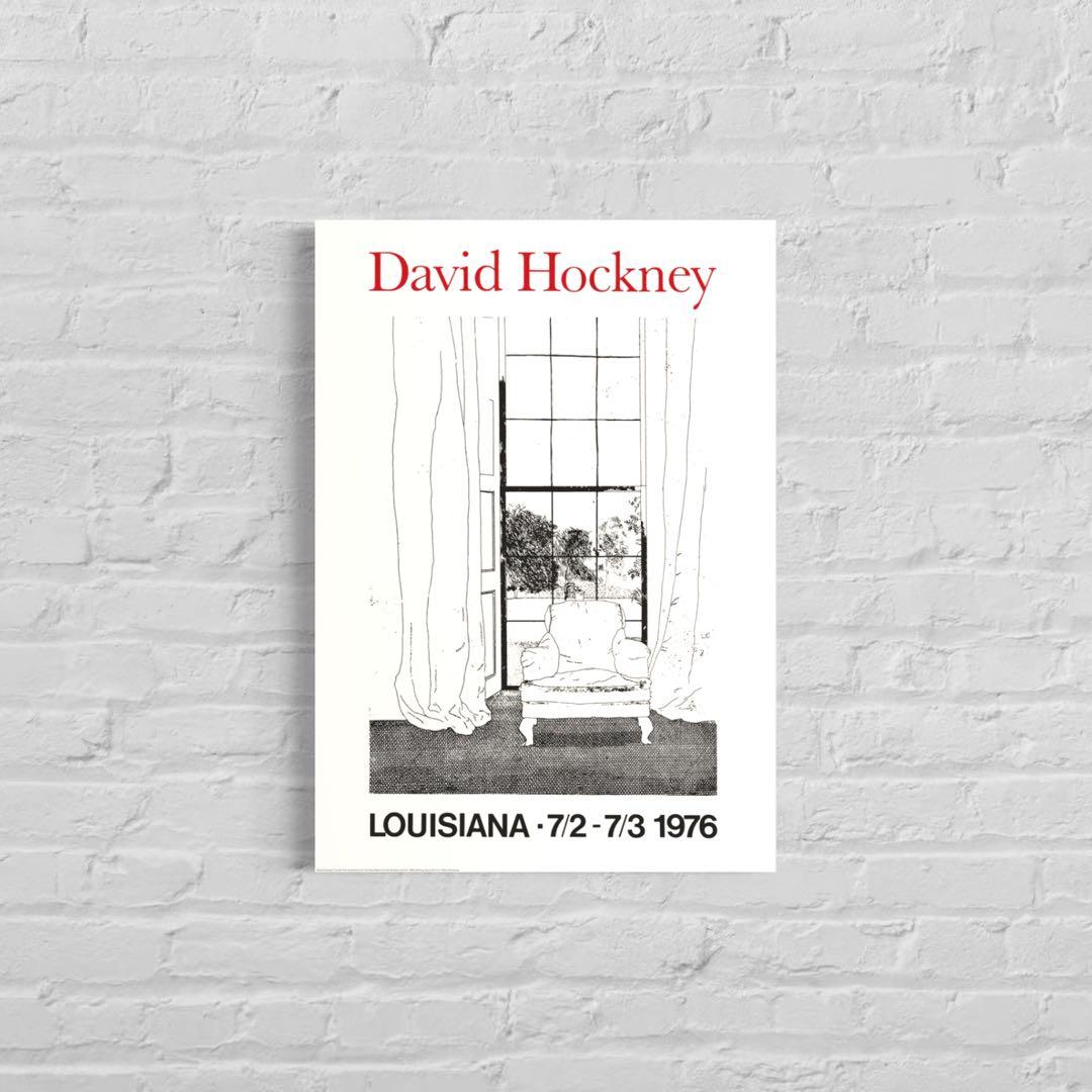 【残1枚】デイヴィッド・ホックニー展 海外ポスター④ A2版 Louisiana