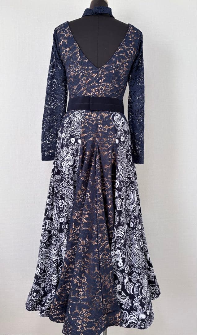 社交ダンスワンピース　パーティワンピース　ソシアルダンス　準正装