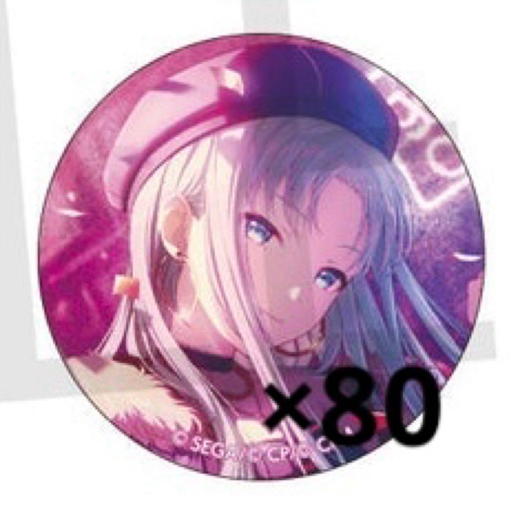 ①44Bグリ缶 ミク 初音ミク ビビバス グリッター缶バッジ プロセカ ビビミク