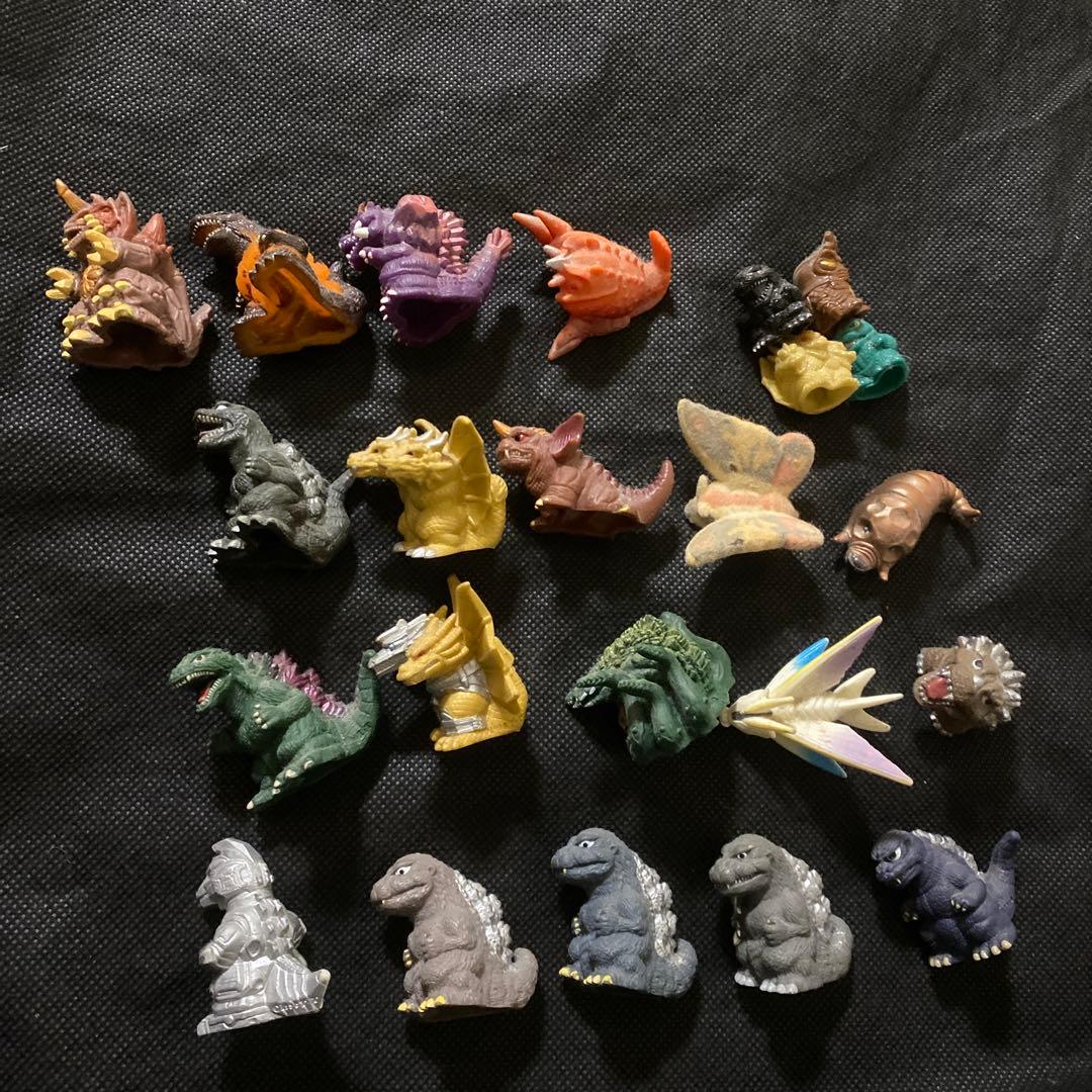 ゴジラ モスラ　キングギドラ 指人形　おもちゃ　フィギュア　まとめ　送料無料