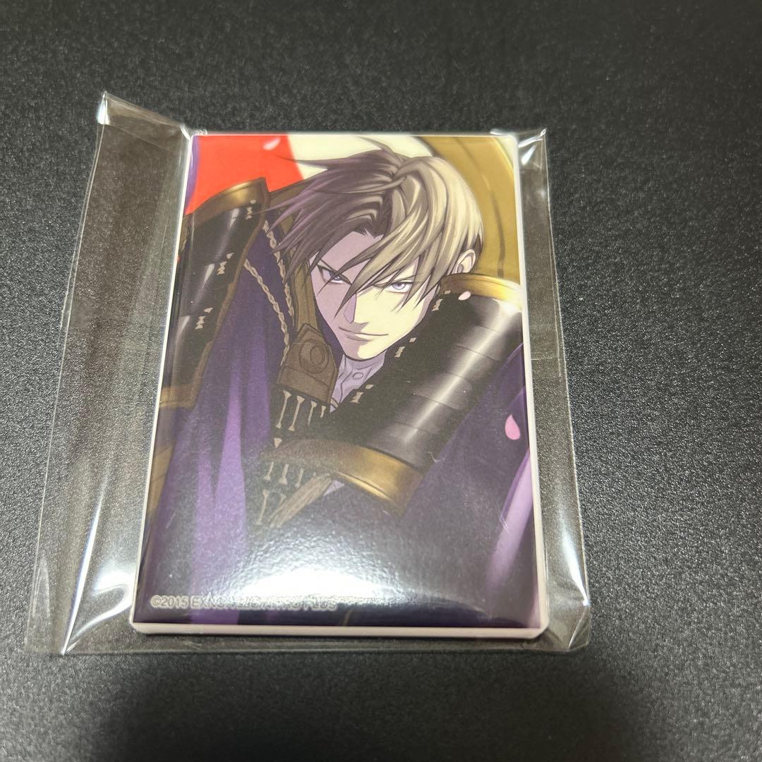 刀剣乱舞 へし切長谷部 絵巻コレクション スクエア缶バッジ 二周年　記念祝画