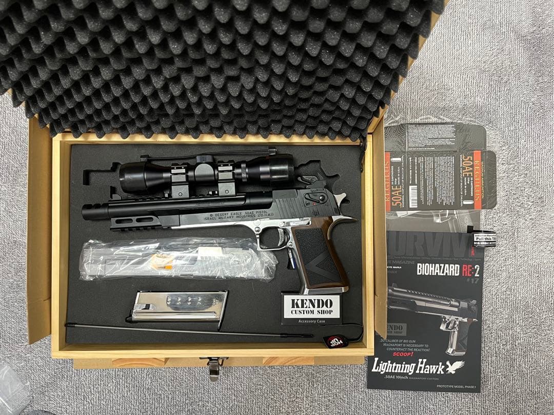 東京マルイ ライトニング ホーク .50AE 10インチ スコープ付