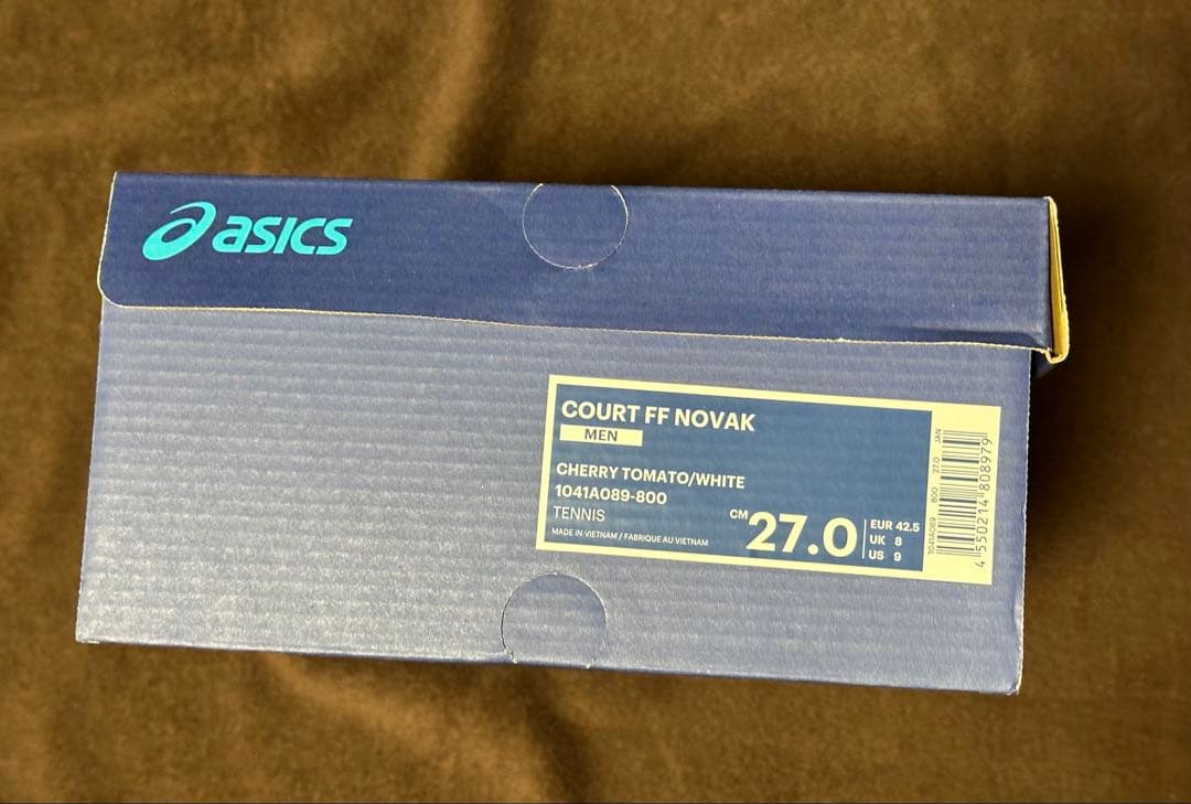 asics テニスシューズCOURT FF NOVAK 27.0cm限定品値下げ