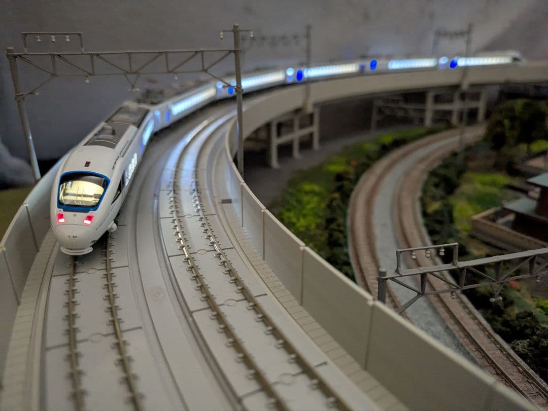 885系1次車アラウンドザ九州（オリジナル室内灯）