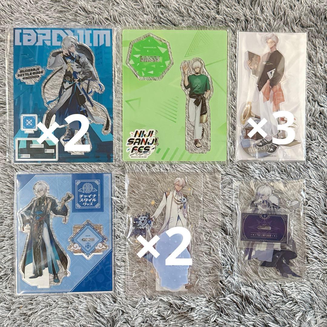 にじさんじ イブラヒム 缶バッジ チェキ アクスタ ぬいぐるみ まとめ売り