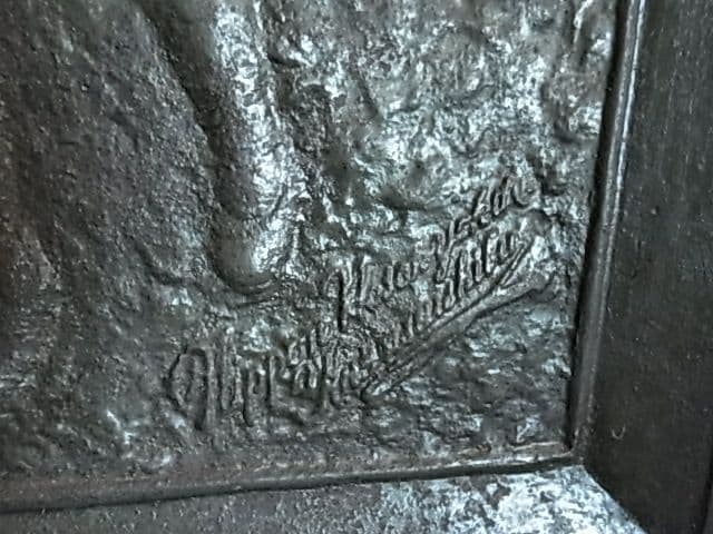 昭和7年 全国ラジオ体操の會 参加記念 大阪尚美堂造 レリーフ看板 戦前昭和初期