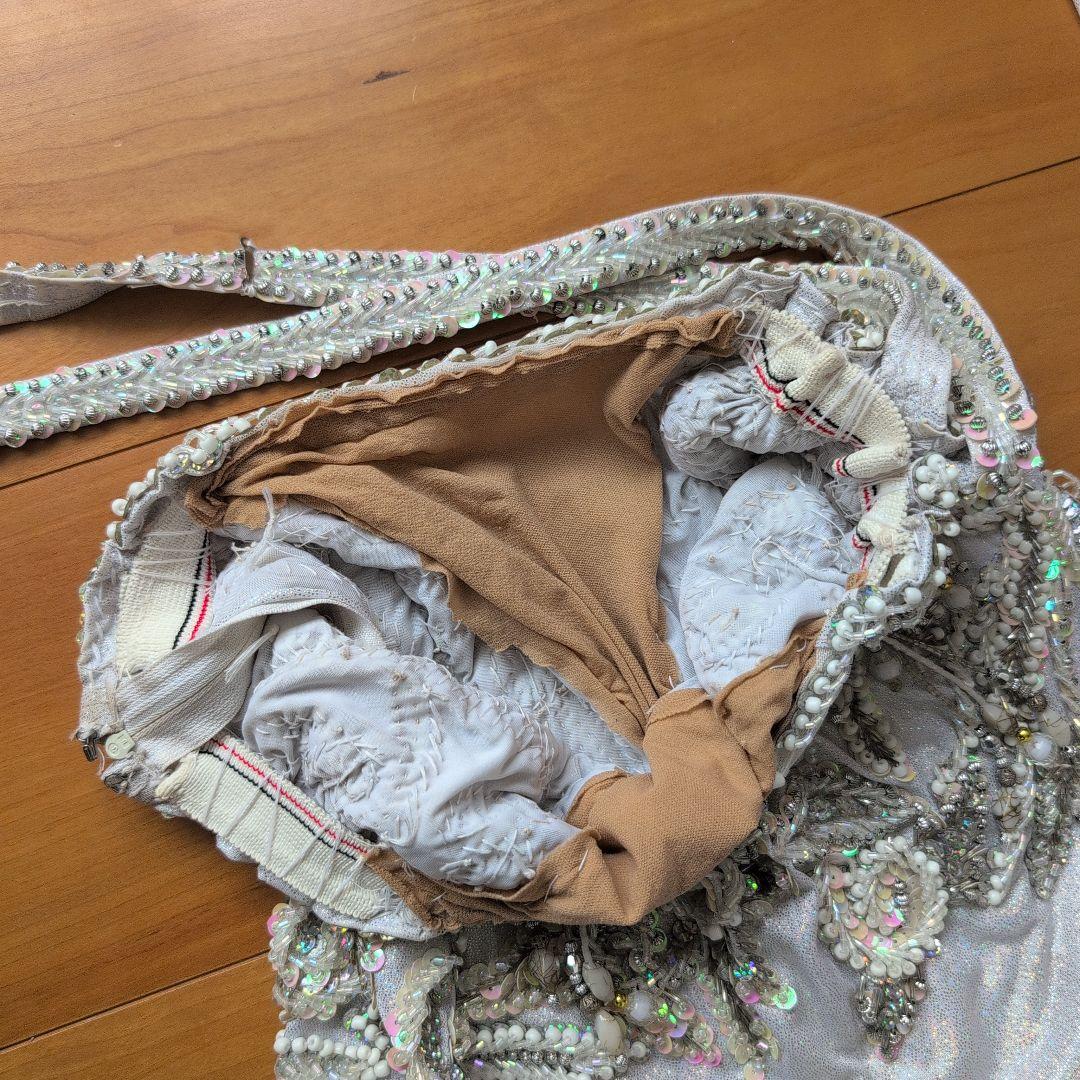 ホワイトベリーダンスセットアップ　高身長におすすめ