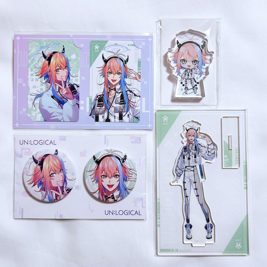 UN:LOGICAL アンロジカル ユーリ アクスタ 缶バッジ フォトカード