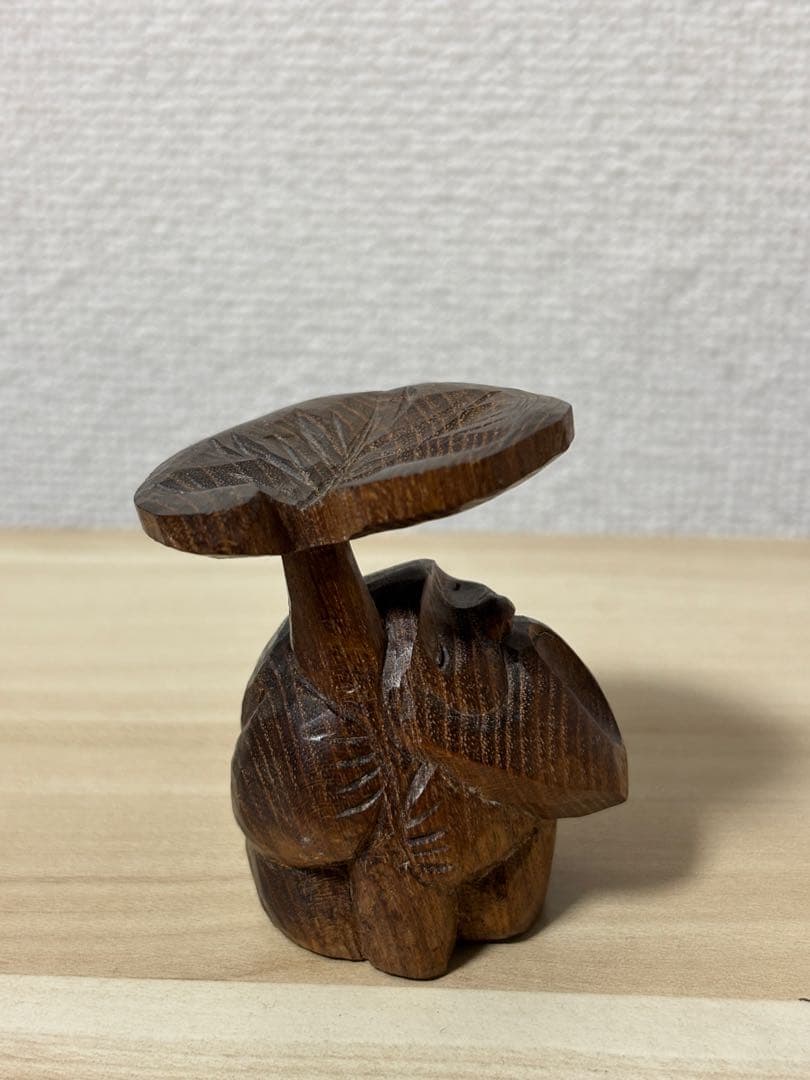 【最終値下げ】【希少】　木彫り　あとぐちさん作品　コロポックル