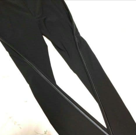 SALE☆チャコット　社交ダンス　M スラックス　側章　黒 ダンス衣装