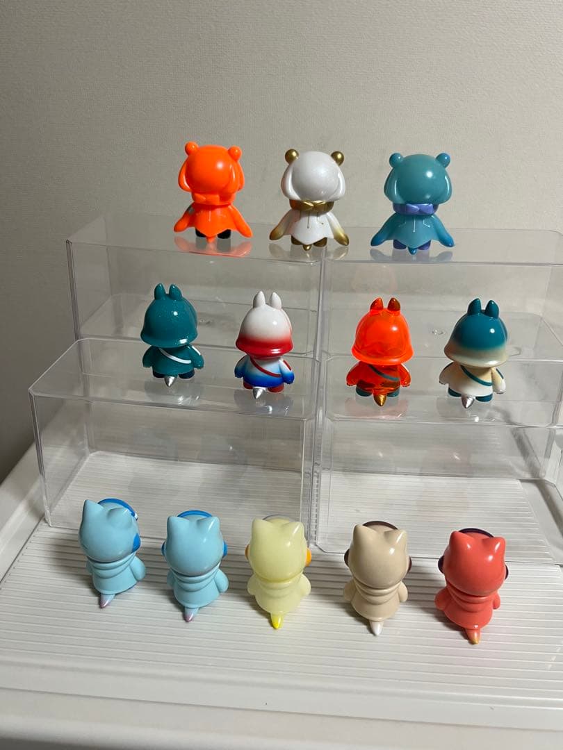 VAGガチャ、デンシコネコ、ソフビ、蓄光