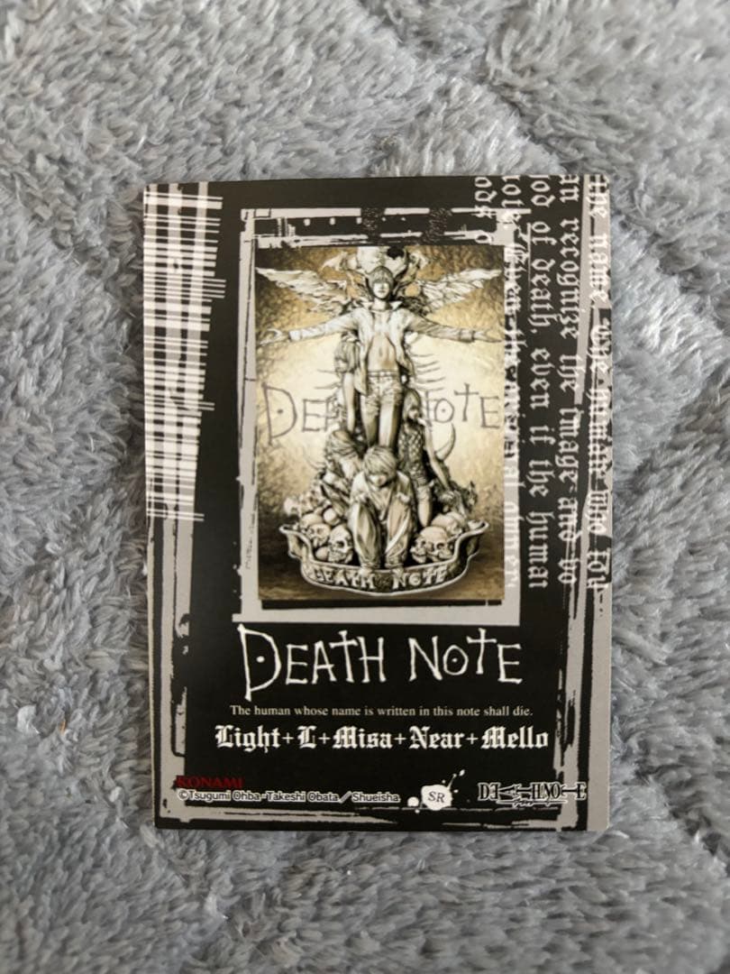 DEATH NOTE トレカ　デスノート　SR スペシャルレア　夜神月　L