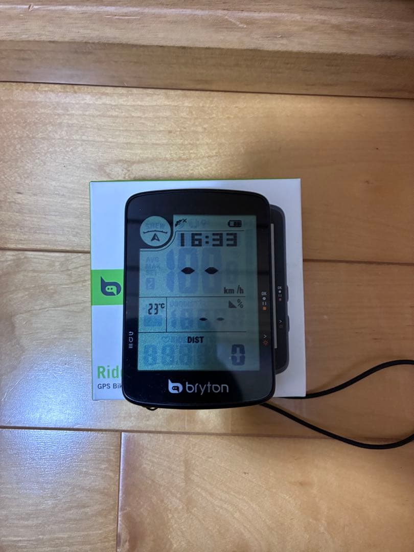 ブライトン Rider17E GPS サイクリングコンピューター 極美品