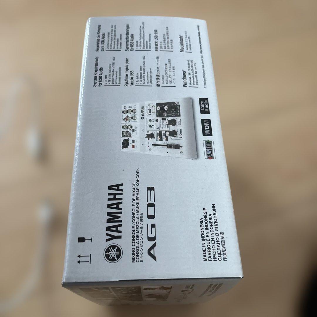 【美品】YAMAHA AG03 ミキシングコンソール オーディオインターフェース