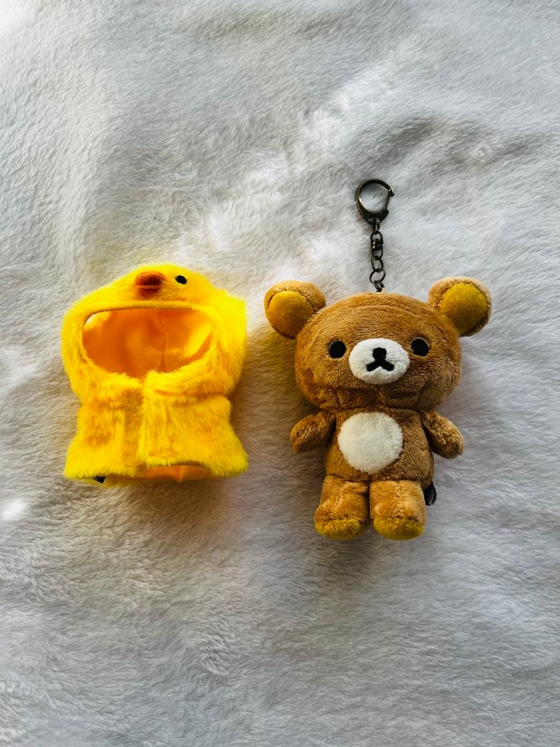 ☆激レア☆ おきがえリラックマ キイロイトリのポンチョ　ぬいぐるみ付き