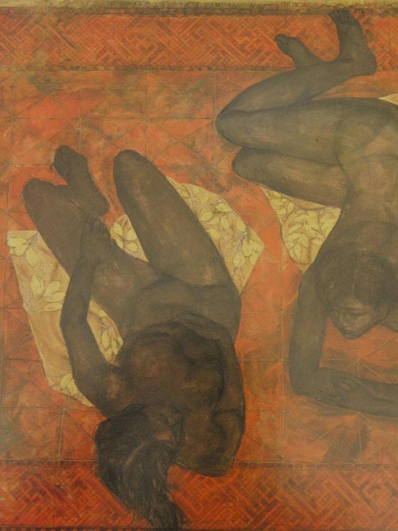 石本正、【夏日】、希少な額装用画集より、新品額装付、状態良好