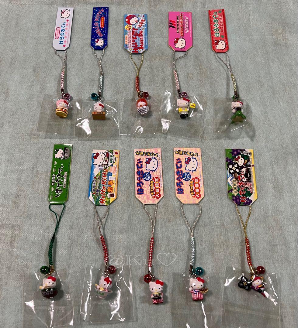 【未使用】ご当地キティ 根付 ストラップ 10個セット ②