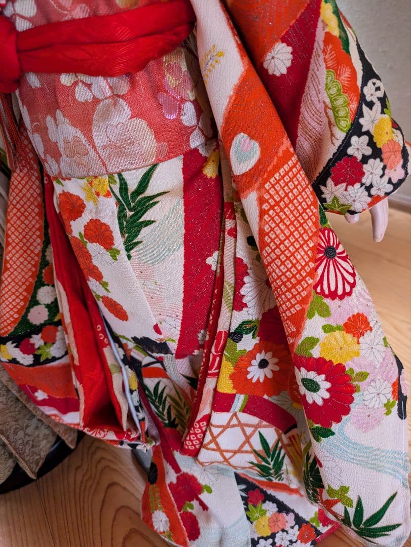 【専用】15号 戦前　戦中結納　 市松人形着物　丸平　大木平蔵　ビスクドール