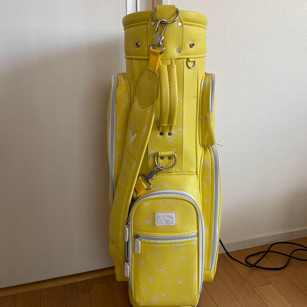 キャロウェイ　イエロー ゴルフバッグ・キャディバッグ