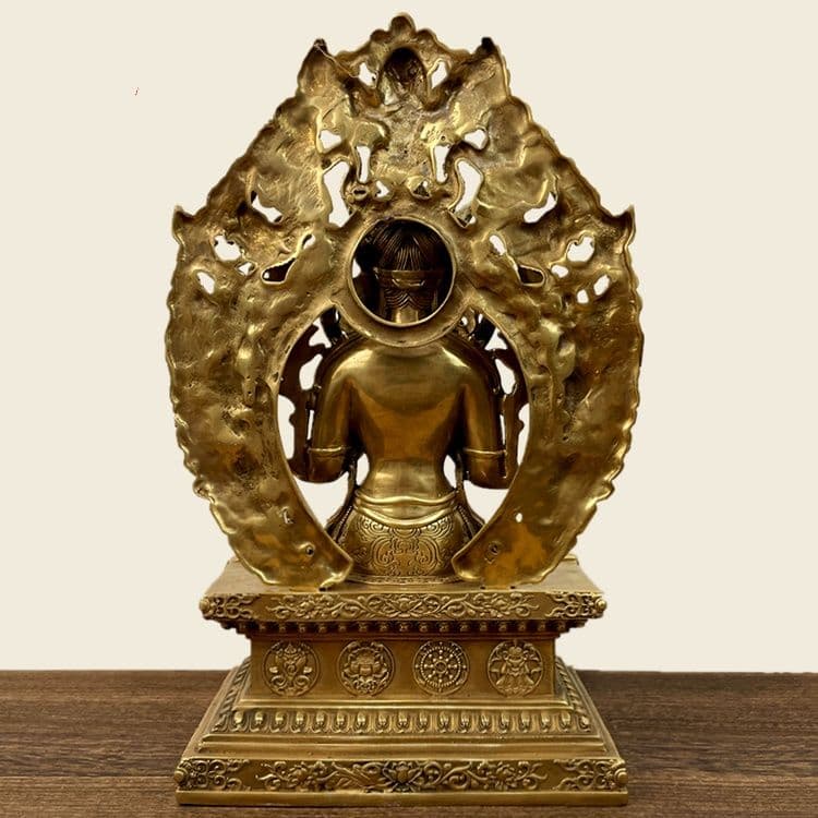 仏教美術 仏像 強巴仏 未来仏 銅製品 鎮宅辟邪 開運 風水招財 置物 工芸品