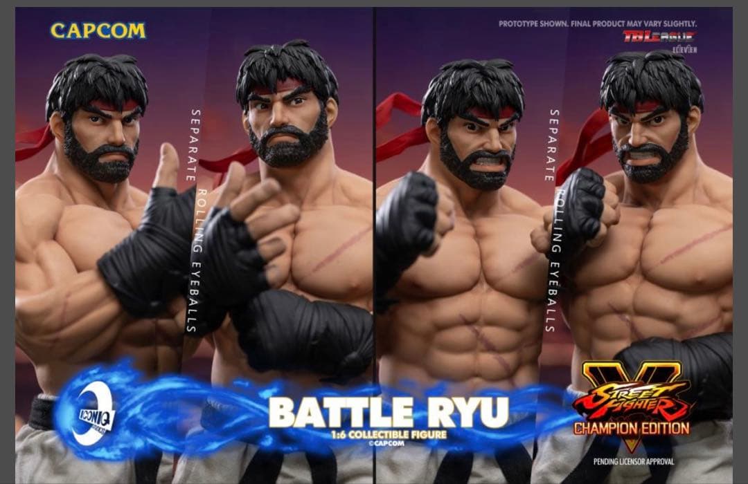 本日出品終了888体限定 ストリートファイター バトル リュウ 1/6