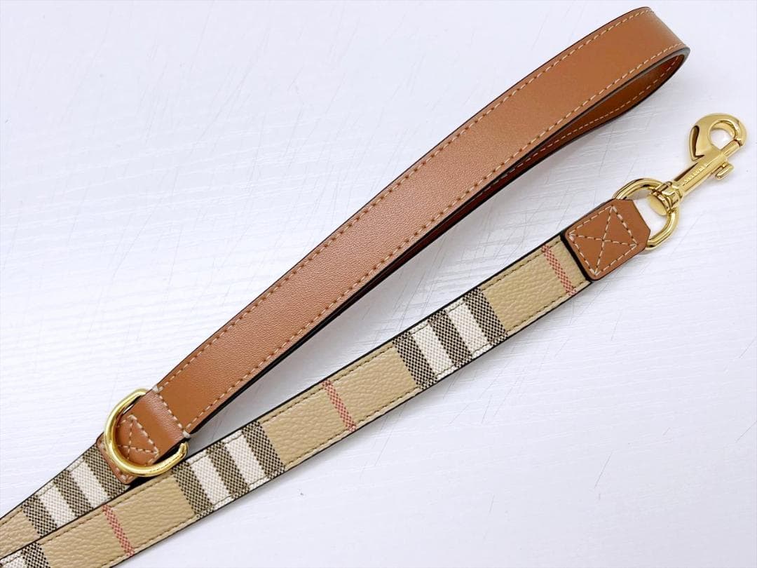 現行　未使用保管　バーバリー　チェック　ドッグリード　ペット　80733651