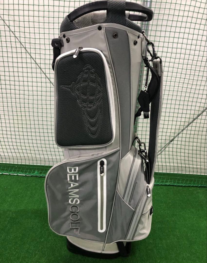 BEAMS GOLF グレー キャディバッグ