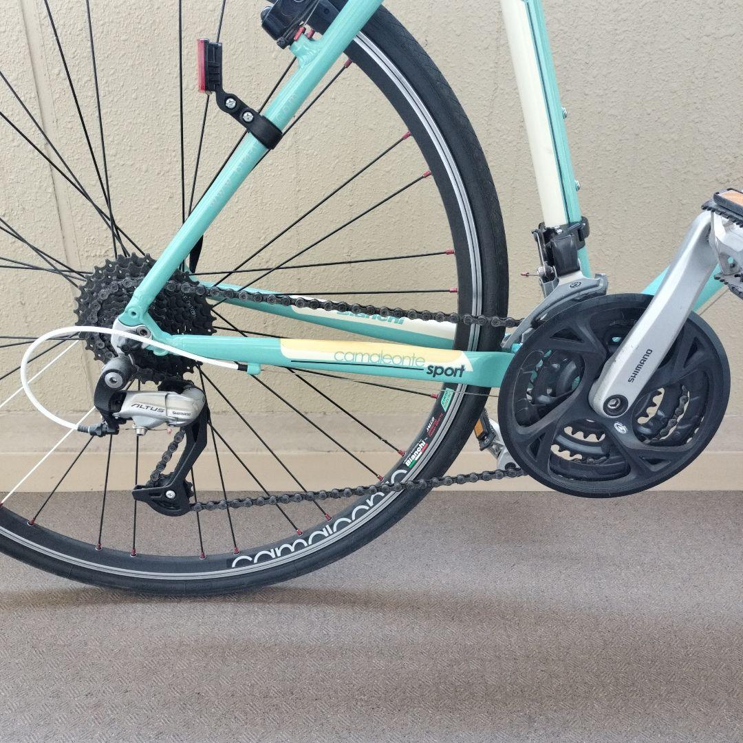 タコ【発送可】室内保管　ビアンキ クロスバイク カメレオンテ２